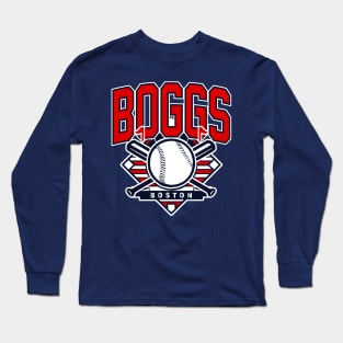 Vintage Boston Baseball Boggs Long Sleeve T-Shirt